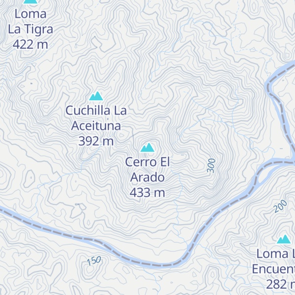 Map of Cerro El Arado