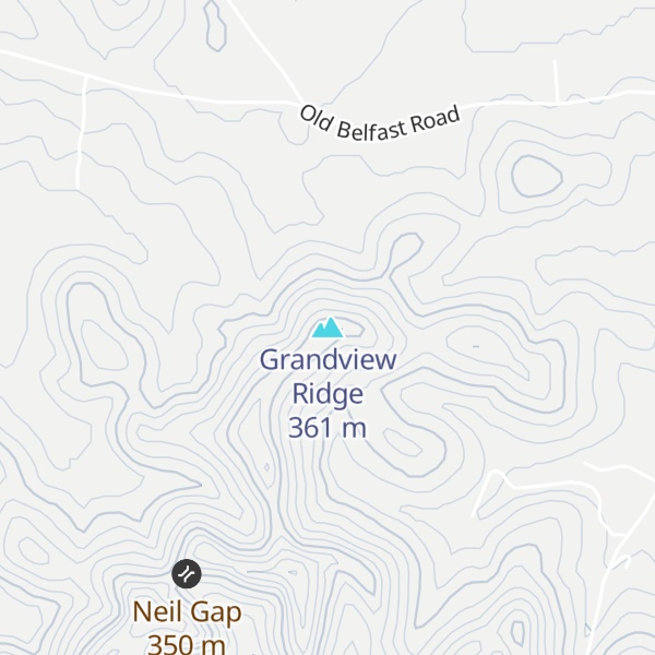 Map of Grandview Ridge
