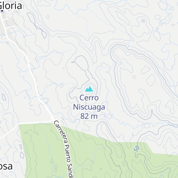 Map of Cerro Niscuaga