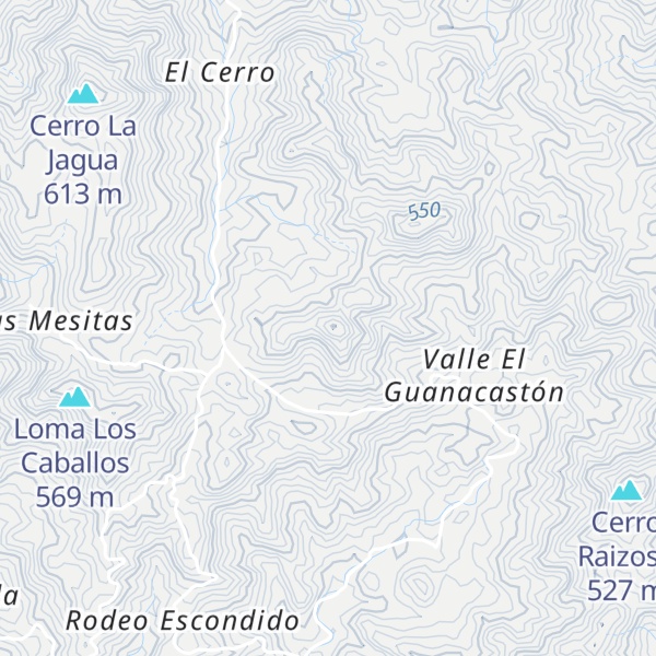 Map of Loma La Mujer