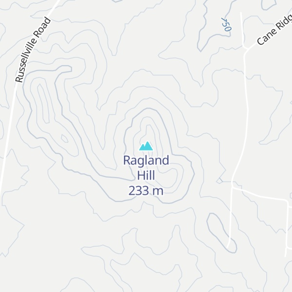 Map of Ragland Hill