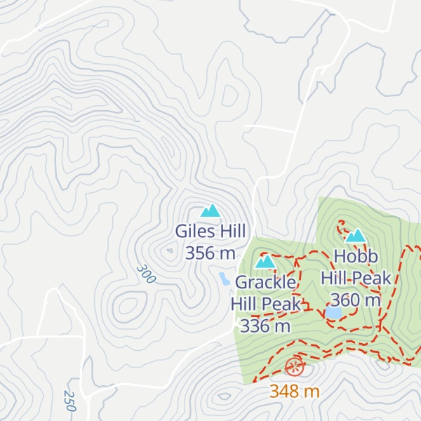 Map of Giles Hill