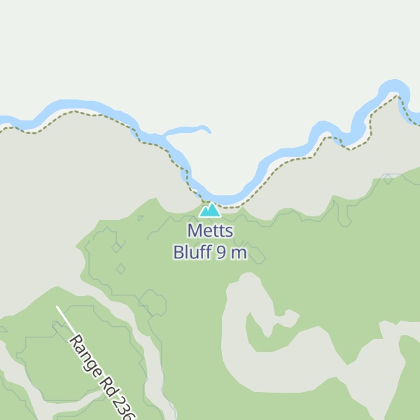 Map of Metts Bluff