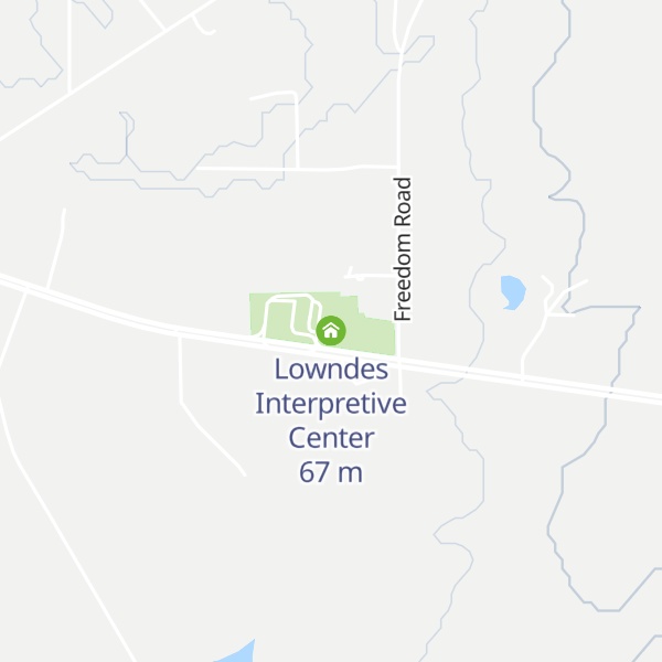 Map of Lowndes Interpretive Center