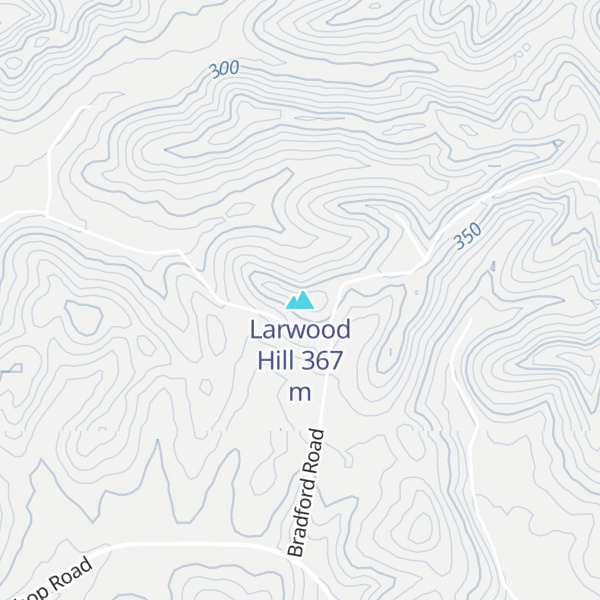 Map of Larwood Hill