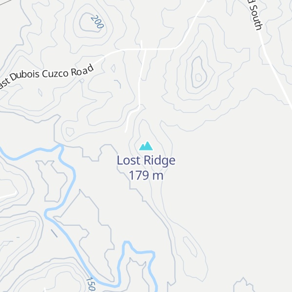 Map of Lost Ridge