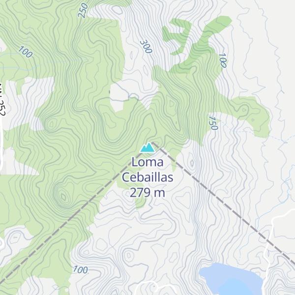 Map of Loma Cebaillas