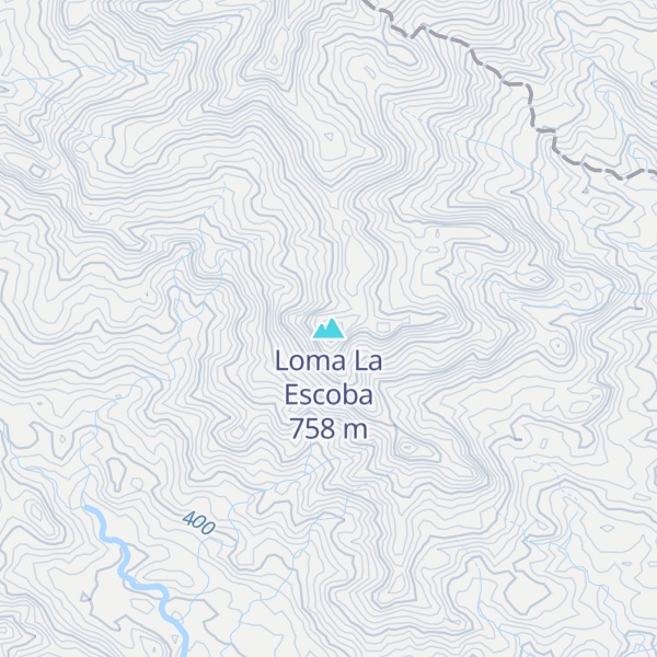 Map of Loma La Escoba