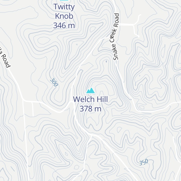 Map of Welch Hill