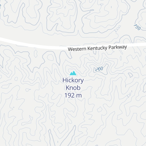 Map of Hickory Knob
