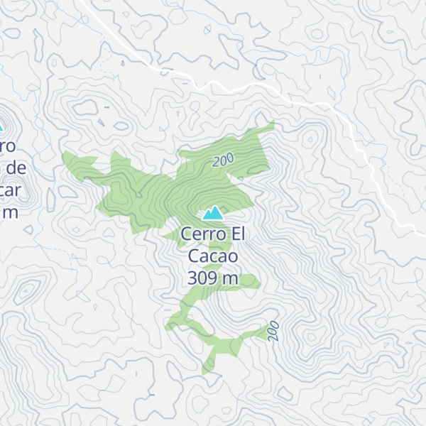 Map of Cerro El Cacao