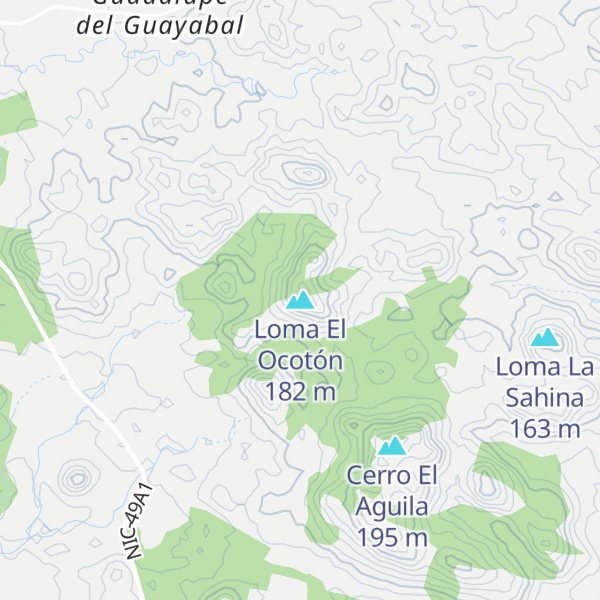 Map of Loma El Ocotón