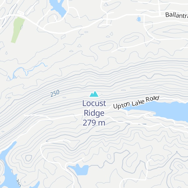Map of Locust Ridge
