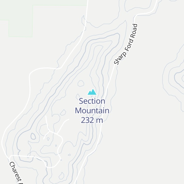 Map of Section Mountain
