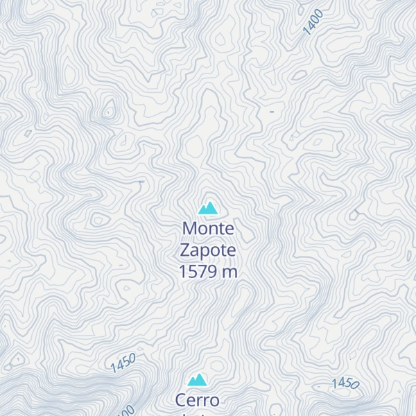 Map of Monte Zapote