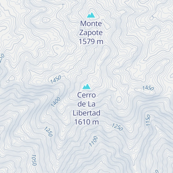 Map of Cerro de La Libertad