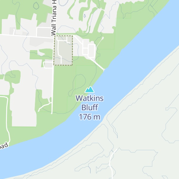Map of Watkins Bluff