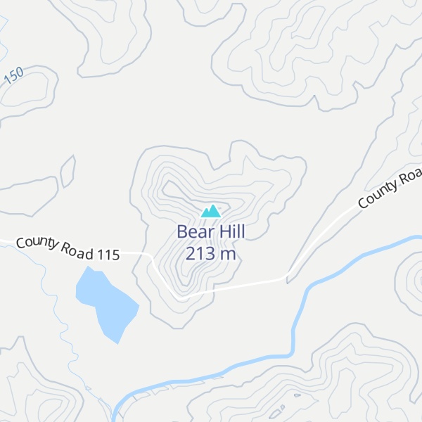 Map of Bear Hill