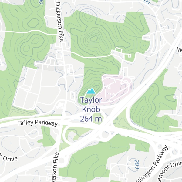 Map of Taylor Knob