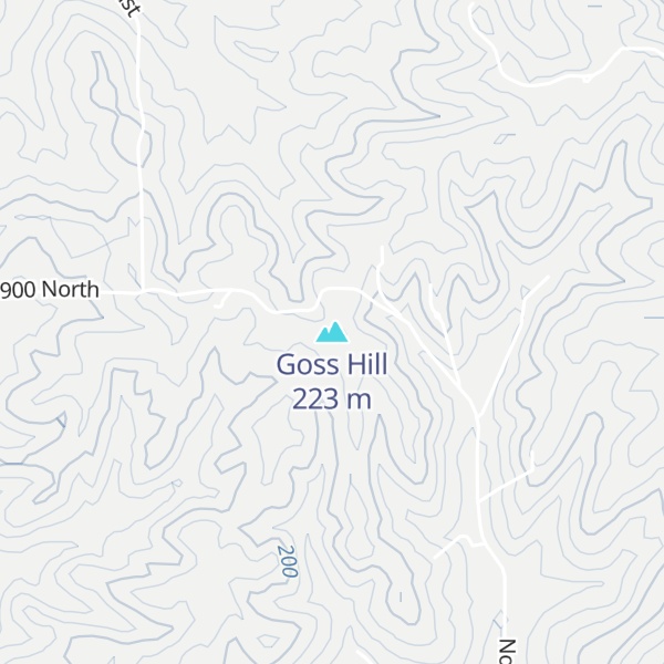 Map of Goss Hill