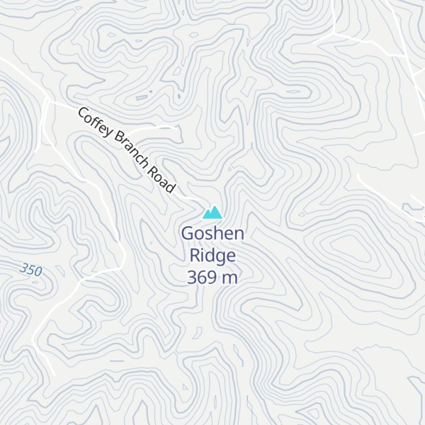 Map of Goshen Ridge