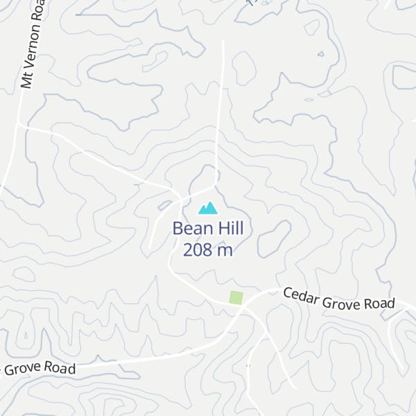 Map of Bean Hill