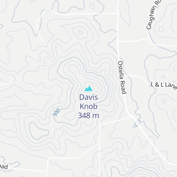 Map of Davis Knob