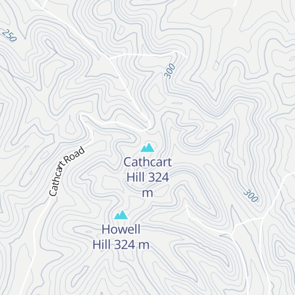 Map of Cathcart Hill