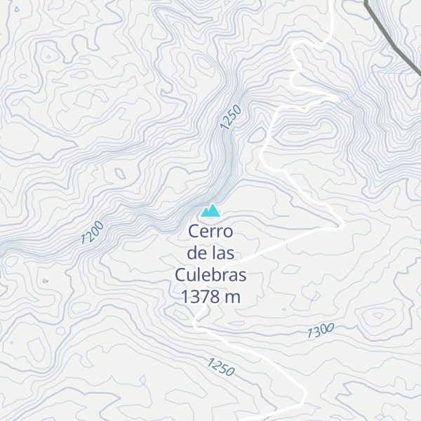 Map of Cerro de las Culebras