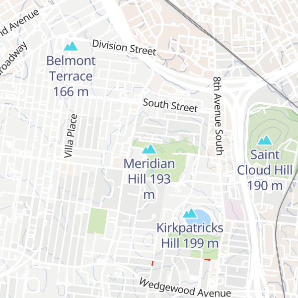 Map of Meridian Hill