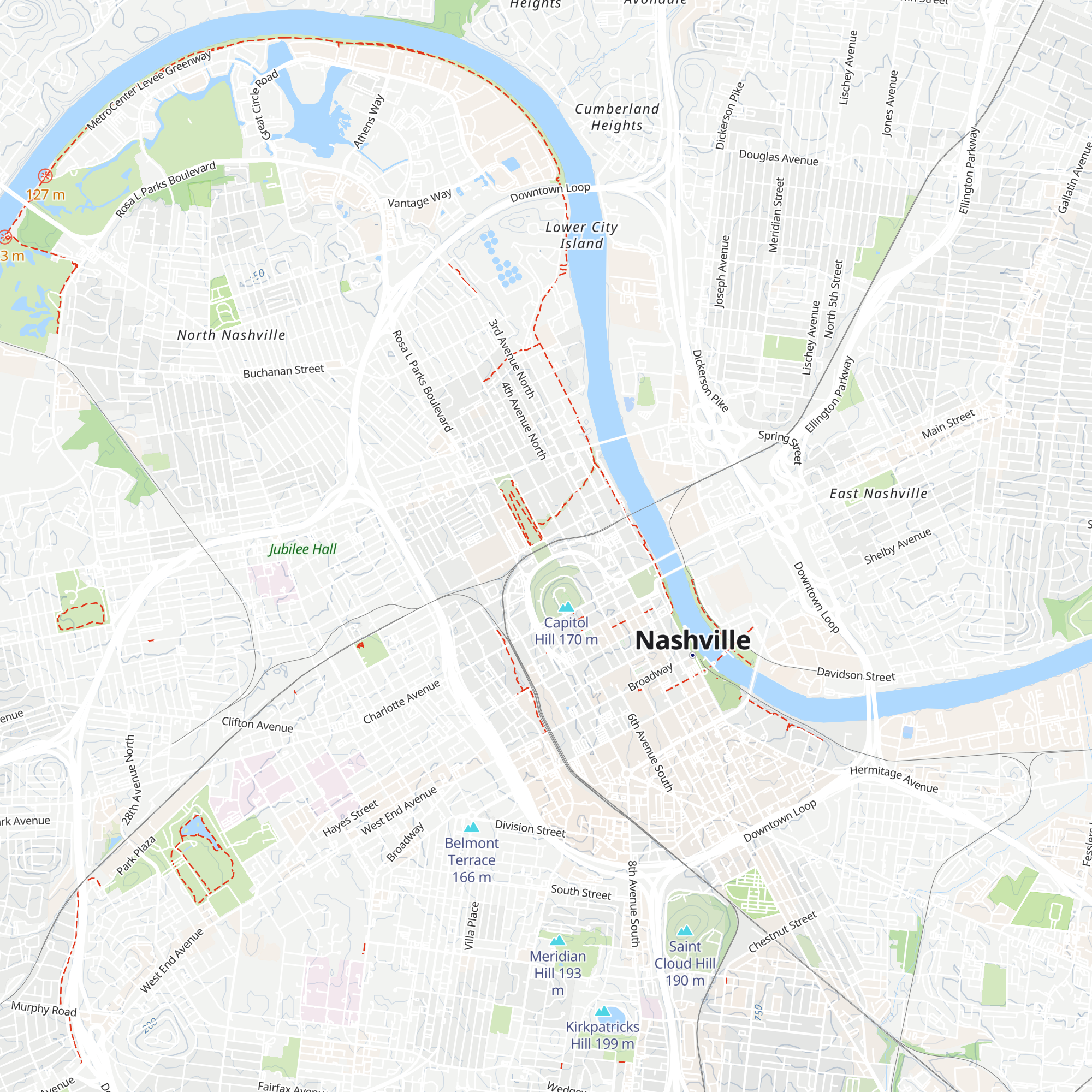 Bicentennial Capitol Mall State Park Visitor Center map