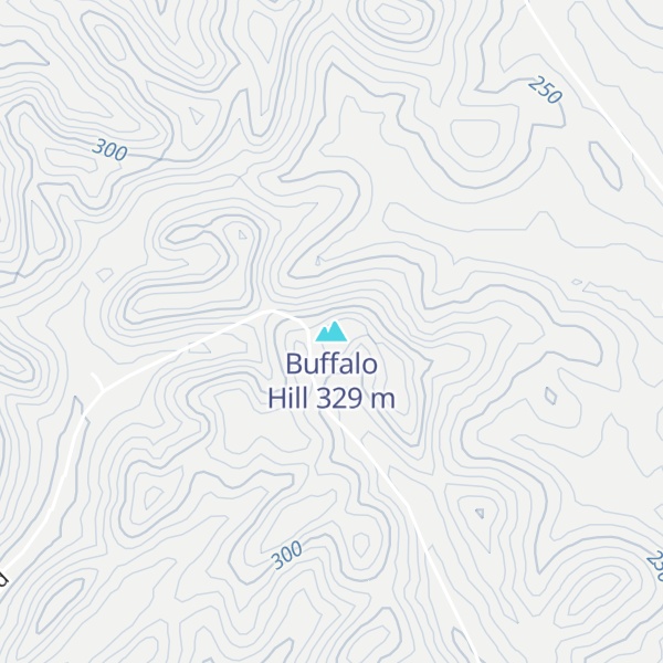 Map of Buffalo Hill