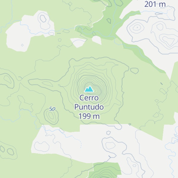 Map of Cerro Puntudo