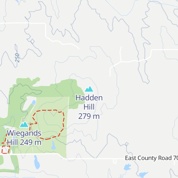 Map of Hadden Hill