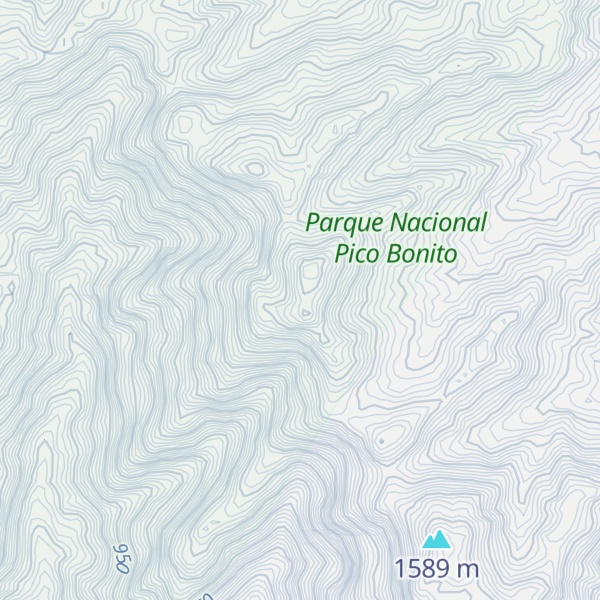 Map of Cerro Chalmira