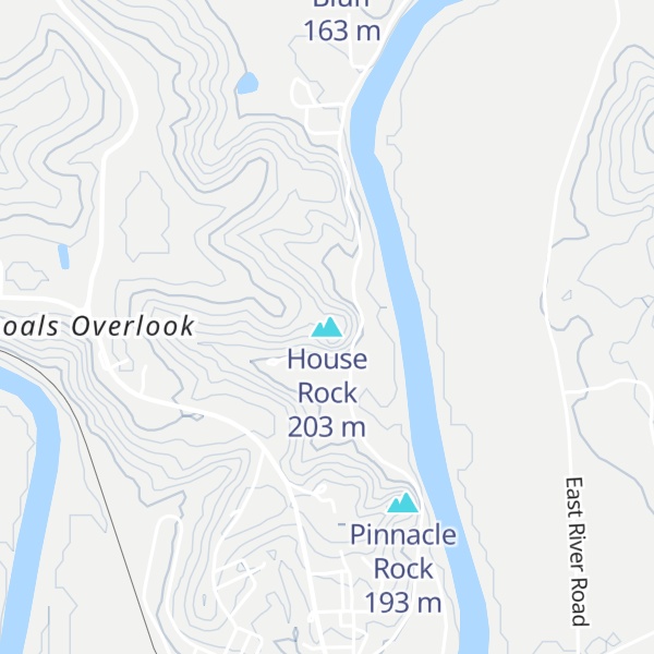 Map of House Rock