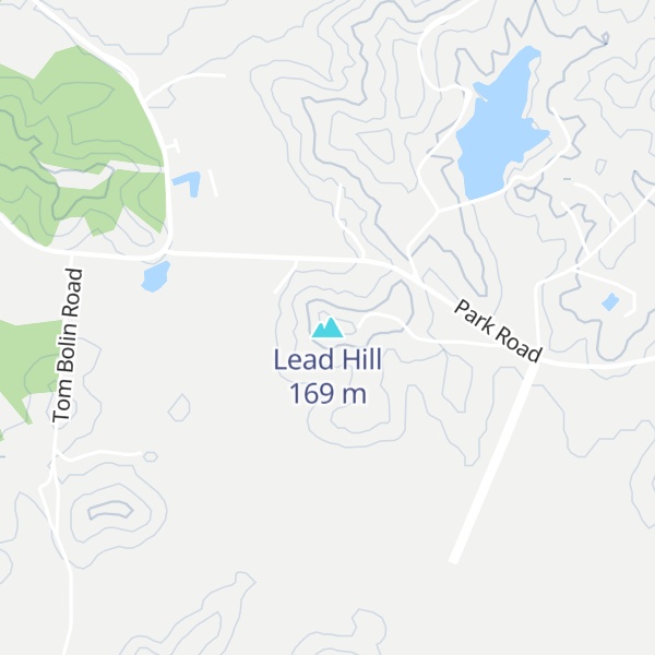 Map of Lead Hill