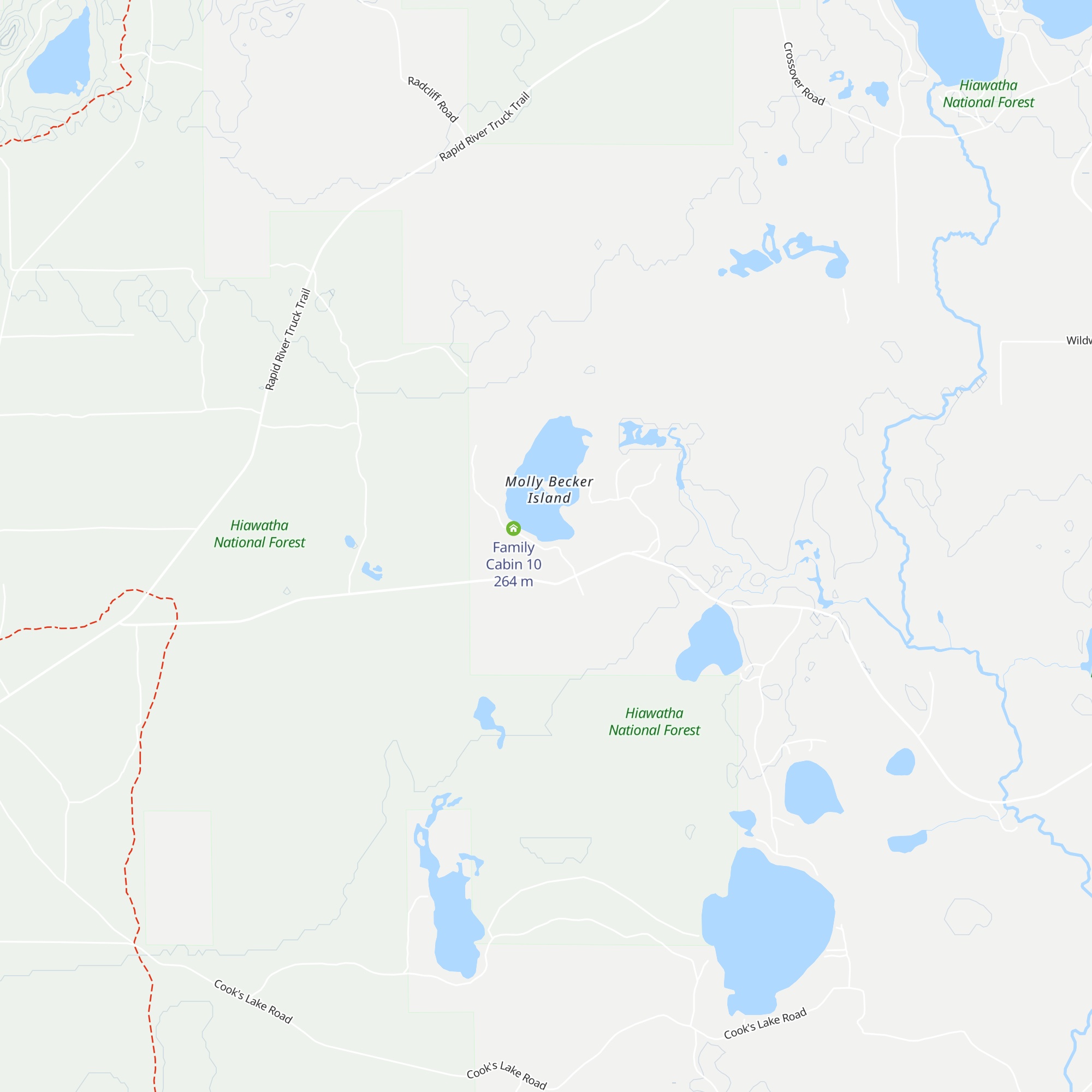 Family Cabin 4 map