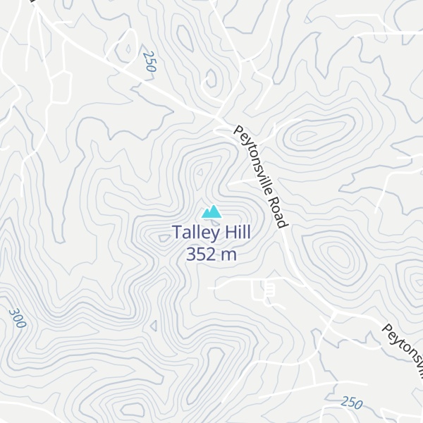 Map of Talley Hill