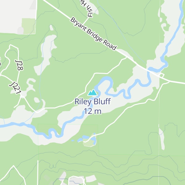 Map of Riley Bluff