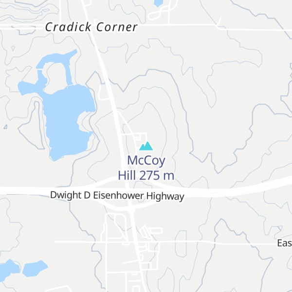 Map of McCoy Hill