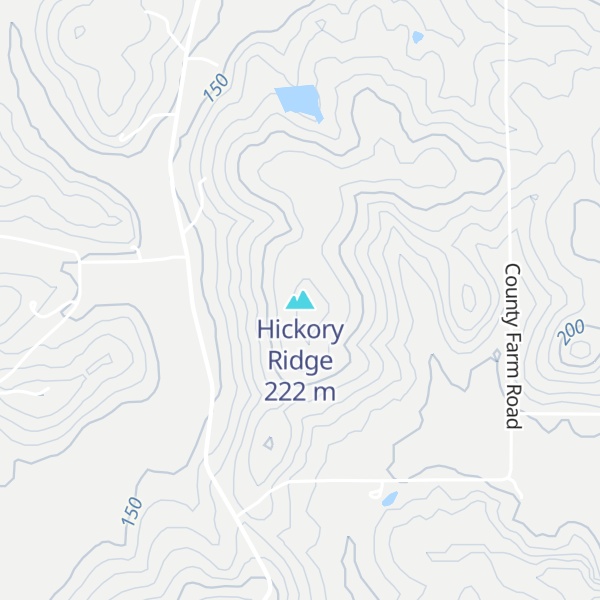 Map of Hickory Ridge
