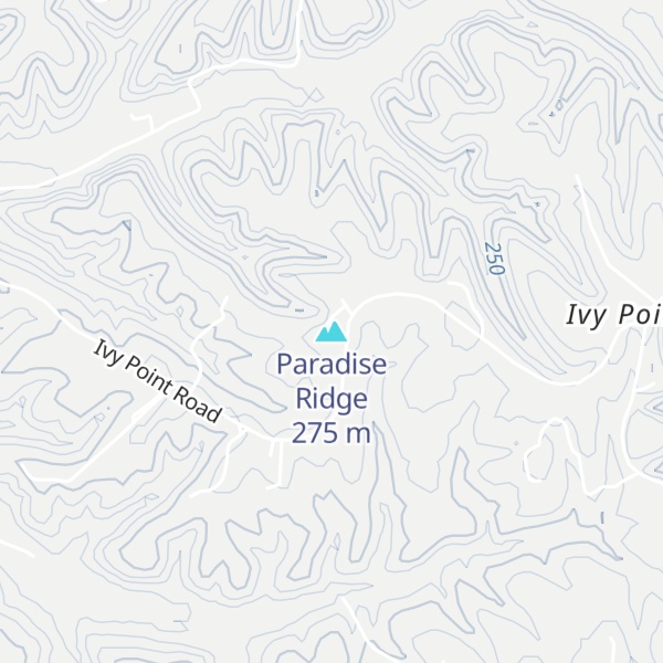 Map of Paradise Ridge