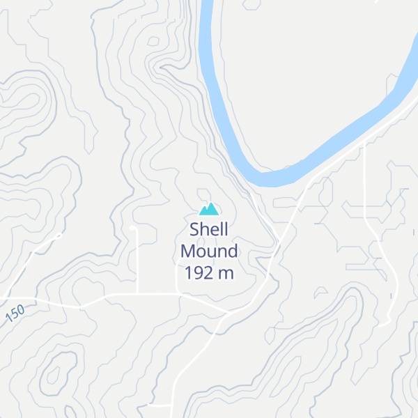 Map of Shell Mound