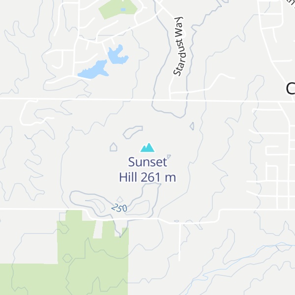 Map of Sunset Hill