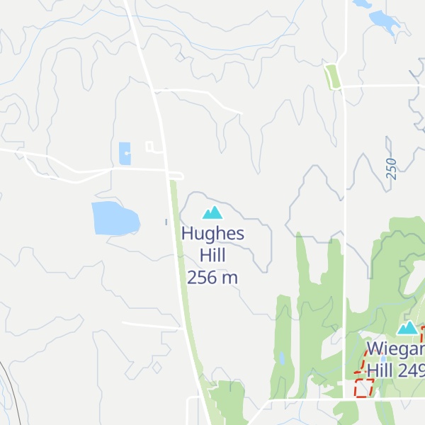 Map of Hughes Hill