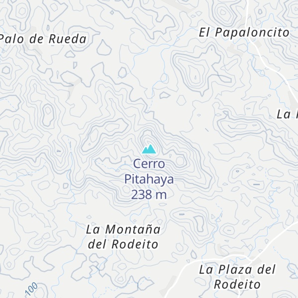 Map of Cerro Pitahaya