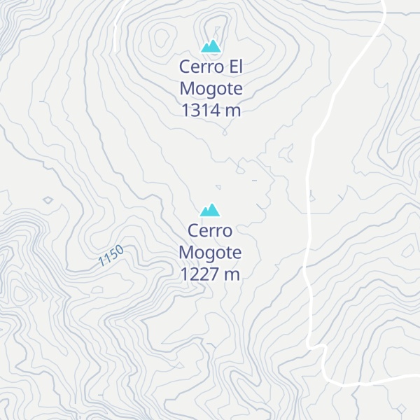 Map of Cerro Mogote