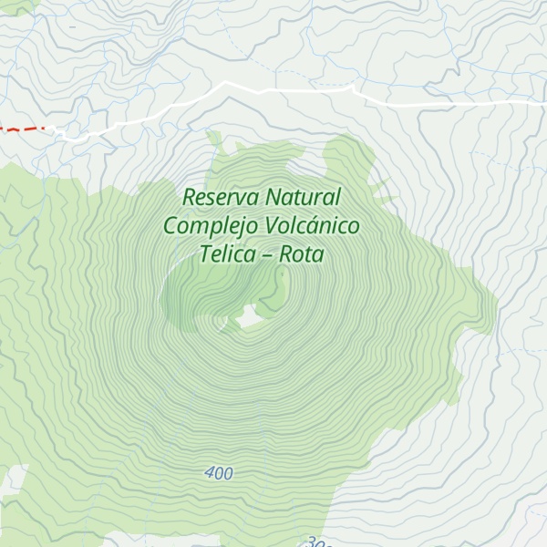 Map of Volcán Santa Clara