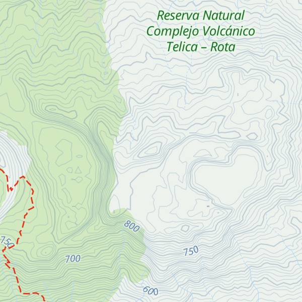 Map of Volcán San Jacinto